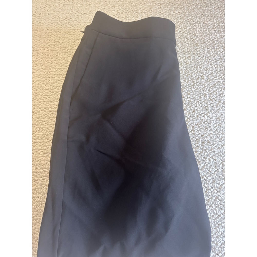 Ann Taylor Eva Curvy Black Dress Pants Size 12 Side Zip Professional Office Wear